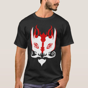 Camiseta RUDOS "nós amamos T vermelho preto/branco de Puro