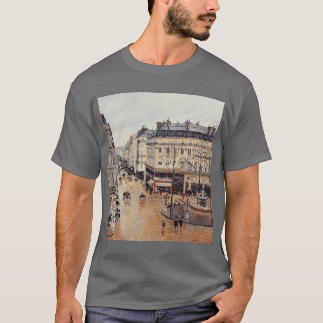 Camiseta Rue SaintHonor am Nachmittag bei Regen (Frente)