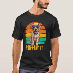 Camiseta Ruffin It Labrador Retriever Usando Óculos de Sol