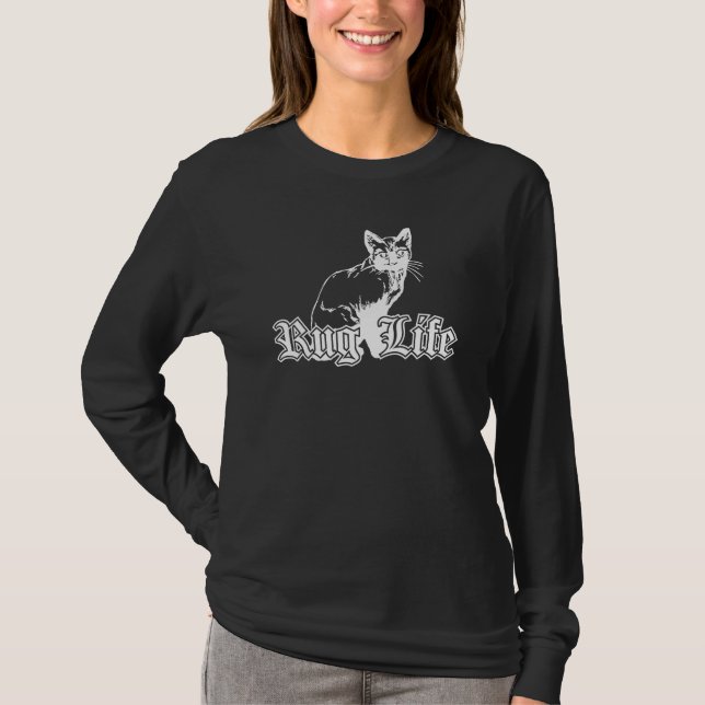 Camiseta Rug Life - Gangsta Cat Sweatshirt (Frente)