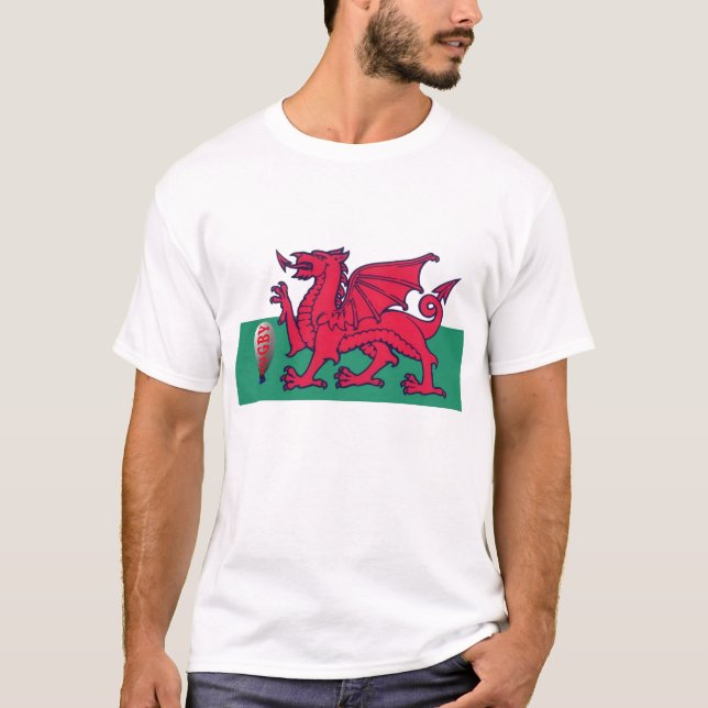 Camiseta rugby de galês (Frente)