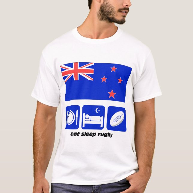 Camiseta Rugby de Nova Zelândia (Frente)
