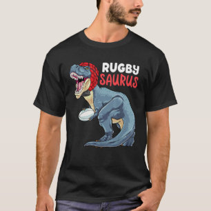 Camiseta Rugby Dinossaur Rex Rugby Surus Esporte Rugby Play