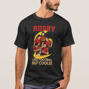 Camiseta Rugby Gosta De Futebol Mas Mais Frio Para Um Venti