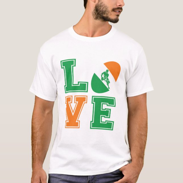 Camiseta Rugby irlandês (Frente)