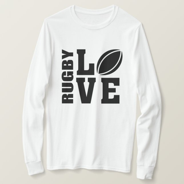 Camiseta Rugby Love (Frente do Design)