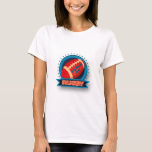Camiseta Rugby - Meu Esporte Favorito - Logotipo do Futebol