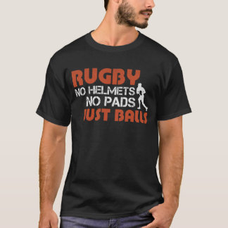 Camiseta Rugby nenhuns capacetes nenhuma ideia do presente