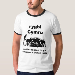 Camiseta Rugby Outra Razão Para Dar Um Cwtch a Alguém Hoje