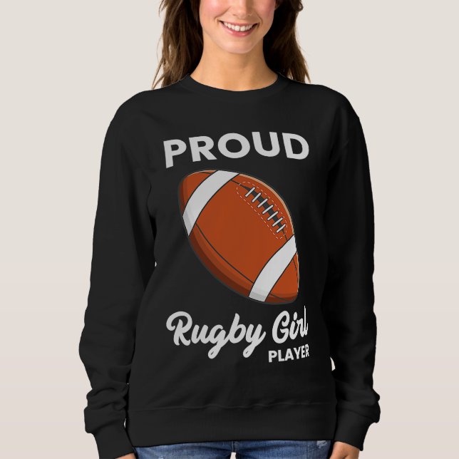Camiseta Rugby Player Typography  Coach Sports  Graphic (Frente)