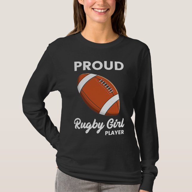 Camiseta Rugby Player Typography  Coach Sports  Graphic (Frente)