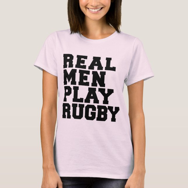 Camiseta Rugby real do jogo dos homens (Frente)