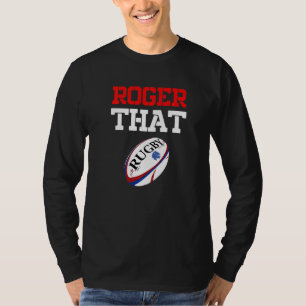 Camiseta Rugby Roger Que Jogador De Rugby Joga O Rugby
