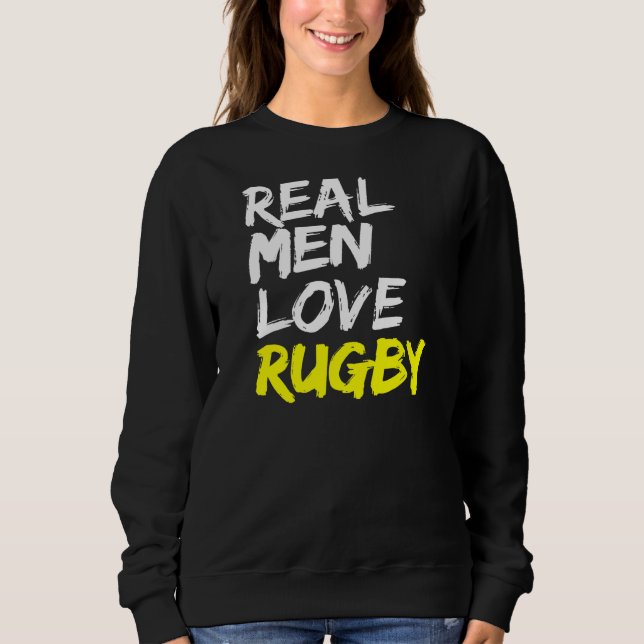 Camiseta Rugby Say Mens Rugby Club Real Men Love Rugby (Frente)