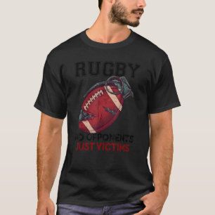 Camiseta Rugby sem opositores apenas vítimas