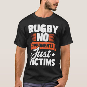 Camiseta Rugby Sem Opositores Apenas Vítimas Jogador de Rug