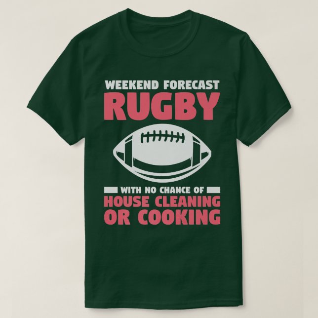 Camiseta Rugby Sem Possibilidade De Limpeza Ou Cozinhar (Frente do Design)