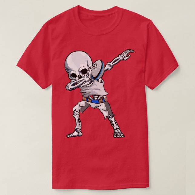 Camiseta Rugby Skeleton Halloween Men Boys Kids Halloween C (Frente do Design)
