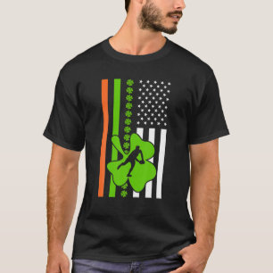 Camiseta Rugby St Patricks Day American Irish Flag Shamrock