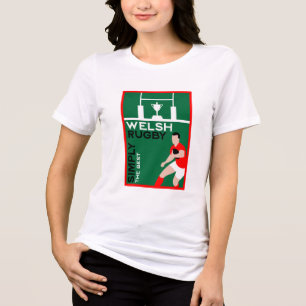 Camiseta Rugby Wales Fan Art