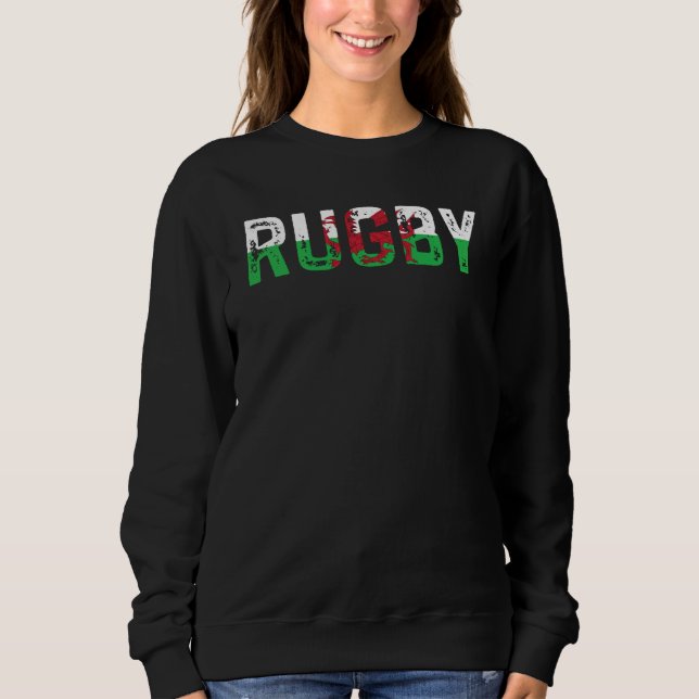 Camiseta Rugby Wales Welsh Pride Flag (Frente)