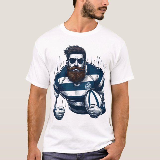 Camiseta rugbyman (Frente)