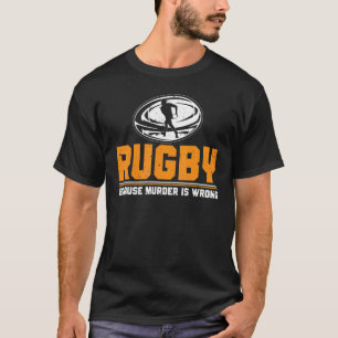 Camiseta Rugbys Rugby do jogador de rugger do esporte