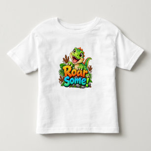 Camiseta Ruge algum dinossauro' (Menino)