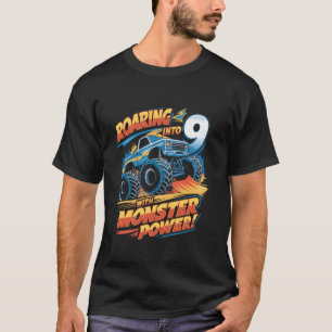Camiseta Rugindo em 9 Caminhões de Motor 9º Aniversário Mon