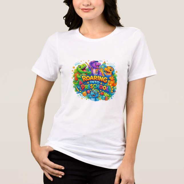 Camiseta Rugindo no Pré-Escolar (Frente)