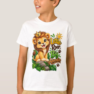 Camiseta Rugir em Grandes Aventuras Leão