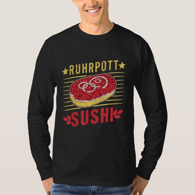 Camiseta Ruhrpott Sushi Mett Bun (Frente)