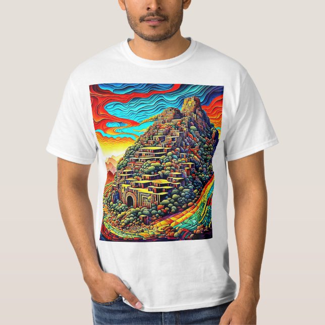 Camiseta Ruínas de Montanha 2 (Frente)