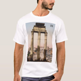 Camiseta Ruínas do Templo de Castor e Polux em Roma