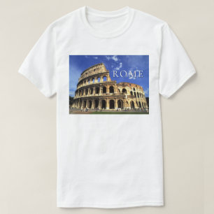 Camiseta Ruínas Famosas do Coliseu   Roma Itália