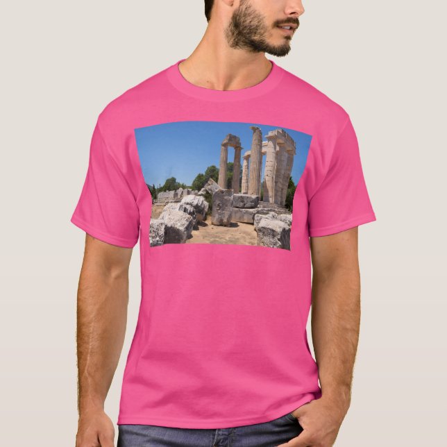 Camiseta Ruínas Na Grécia Nemea. (Frente)