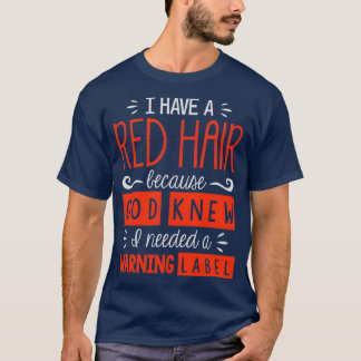 Camiseta Ruiva Cabelo Vermelho 2