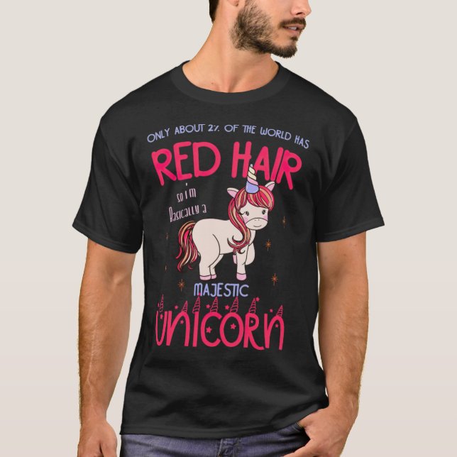 Camiseta ruiva, cabelo vermelho, legal (Frente)