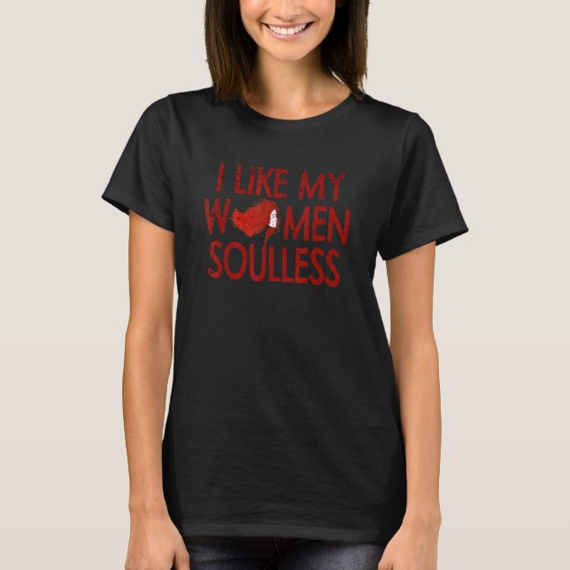 Camiseta Ruiva Loira Morango Sedutora Sem Alma G (Frente)