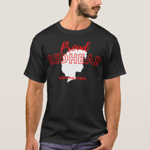 Camiseta Ruiva orgulhosa 100 natural