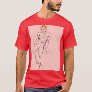 Camiseta Ruiva rosa