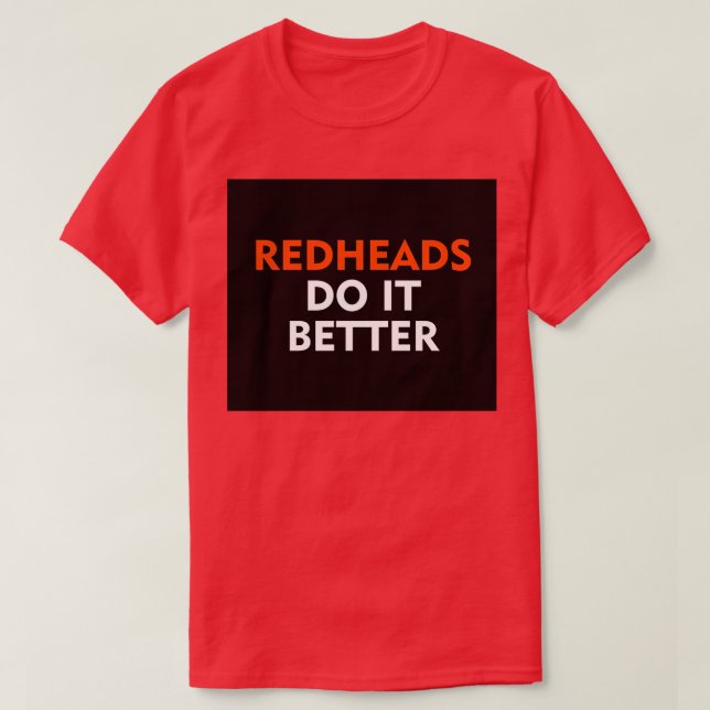Camiseta Ruivas fazem melhor 4 (Frente do Design)
