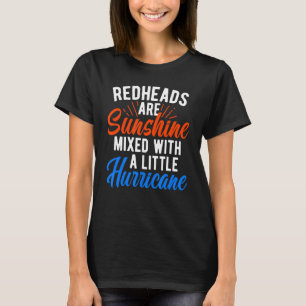 Camiseta Ruivas são ruivas vermelhas sombrias