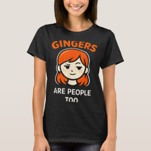 Camiseta Ruivos também são Pessoas Engraçado Humor de Ruivo