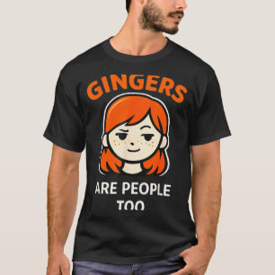 Camiseta Ruivos também são Pessoas Engraçado Humor de Ruivo