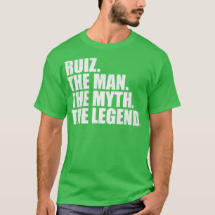 Camiseta Ruiz Nome da família Ruiz sobrenome Ruiz Apelido R