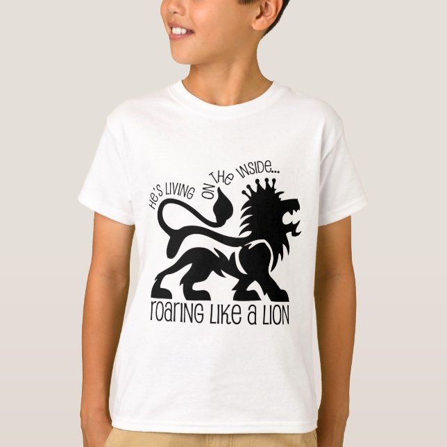 Camiseta Rujir como um leão (Frente)