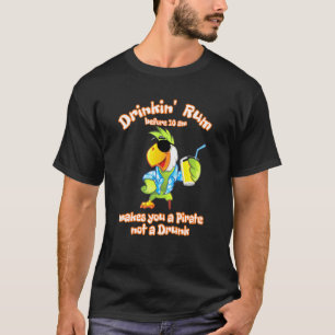 Camiseta Rum Bebida Antes Das 10 Horas Por Hugh Jass Roupa
