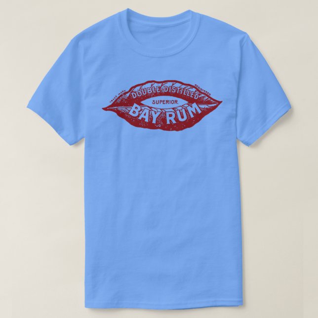 Camiseta Rum Superior de Compartimento Duplo Destilado (Frente do Design)