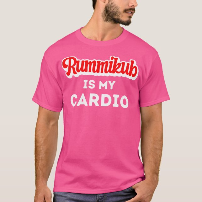 Camiseta Rummikub É Meu Cardio (Frente)